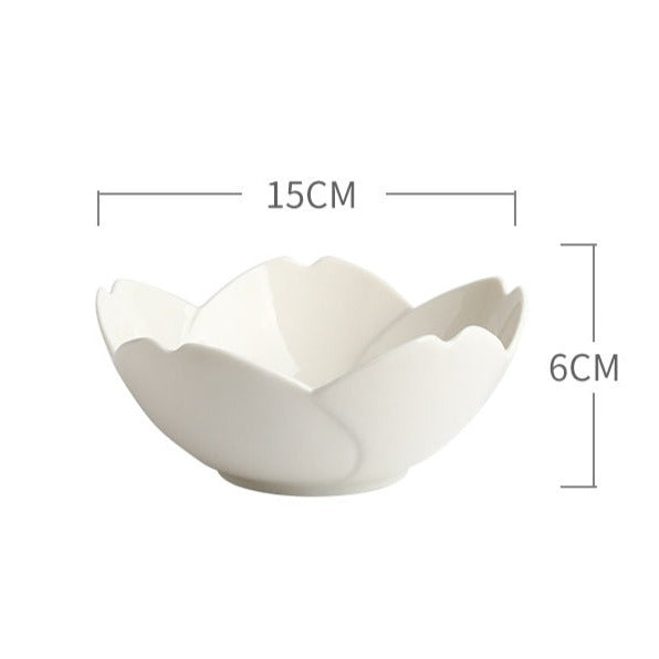 Lotus Bowl 300 ml - Bowl,ceramic bowl, snack bowls, curry bowl, popcorn bowls | Bowls for dining table & home decor