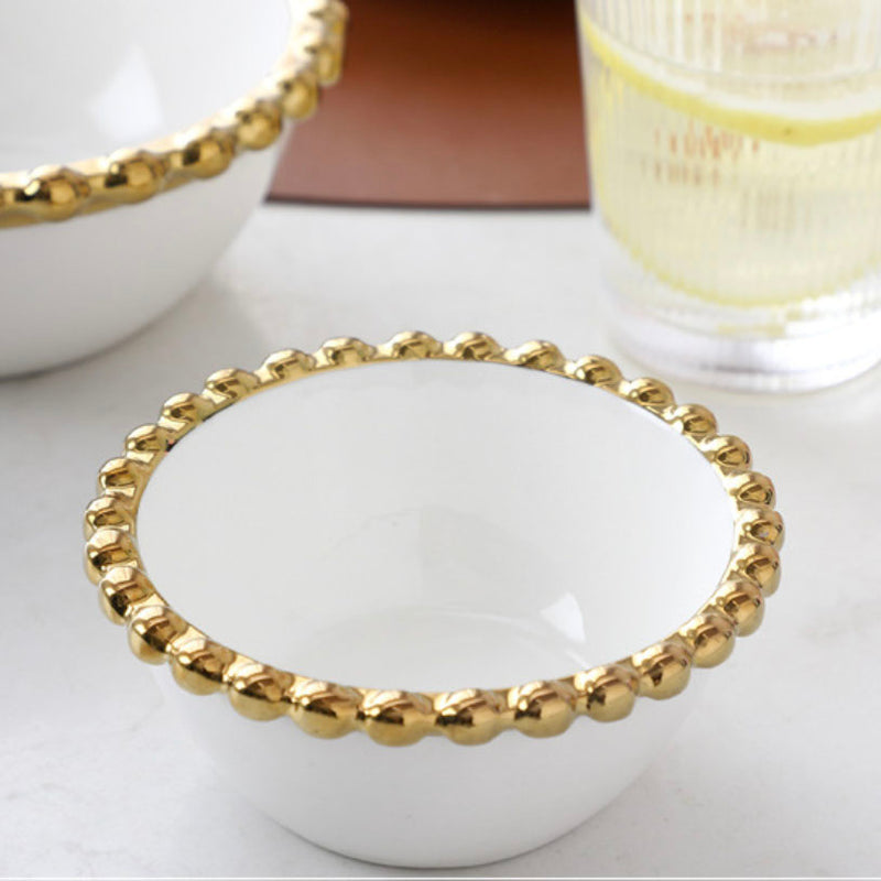 Elysian Scallop Side Bowl 230 ml - Bowl,ceramic bowl, snack bowls, curry bowl, popcorn bowls | Bowls for dining table & home decor