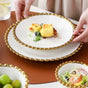 Elysian Scallop Snack Plate - Serving plate, snack plate, dessert plate | Plates for dining & home decor