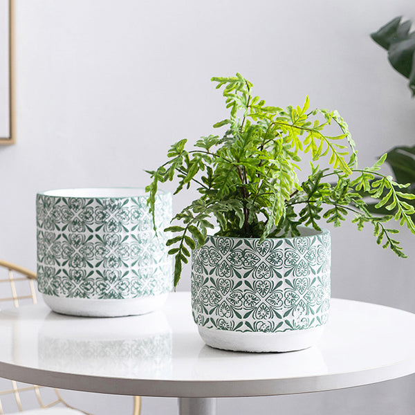Lush Green Pot Small - Plant pot and plant stands | Room decor items