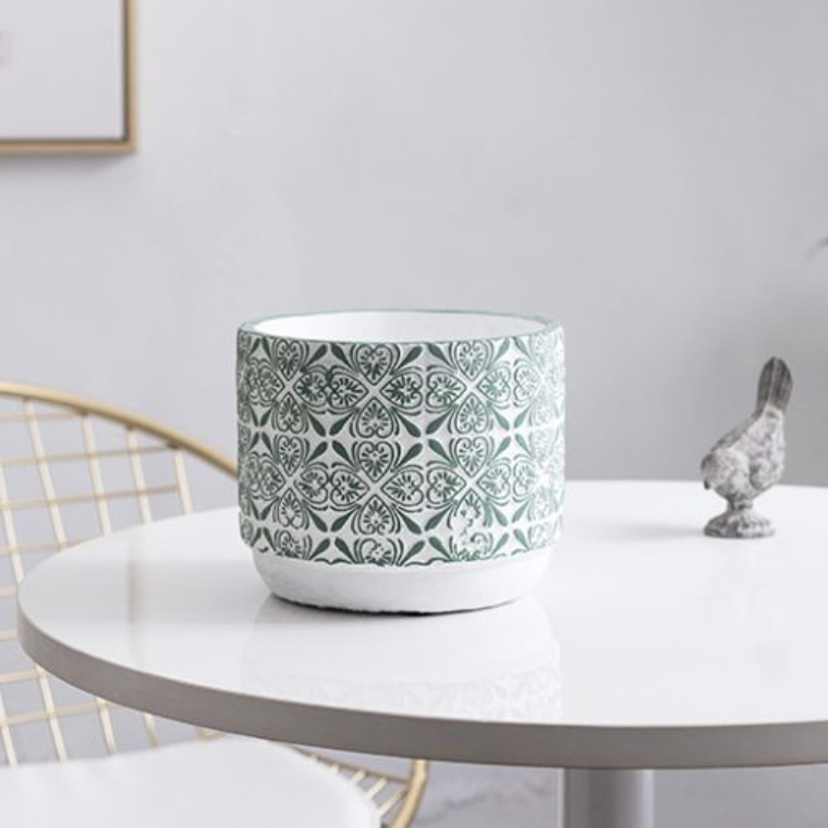 Lush Green Pot Small - Plant pot and plant stands | Room decor items