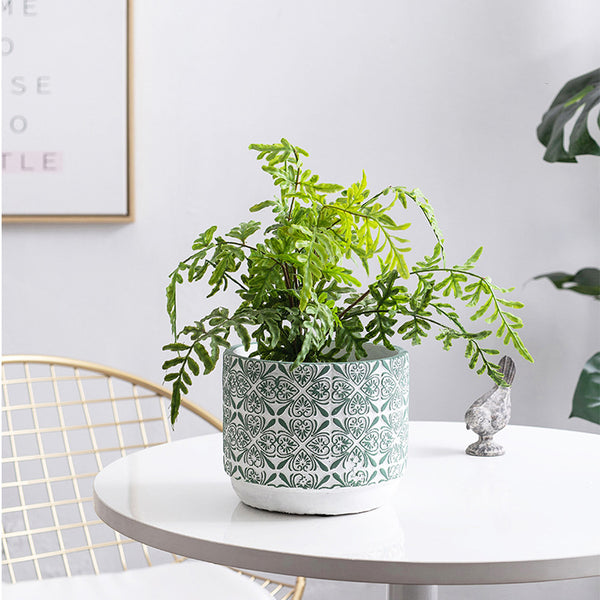 Lush Green Pot Small - Plant pot and plant stands | Room decor items