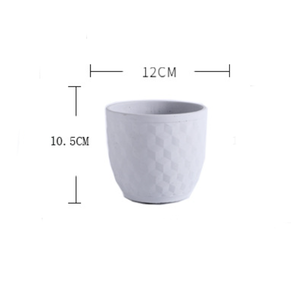 Hexagon Textured Pot - Indoor planters and flower pots | Home decor items