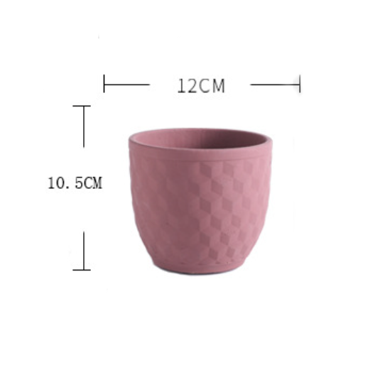 Hexagon Textured Pot - Indoor planters and flower pots | Home decor items