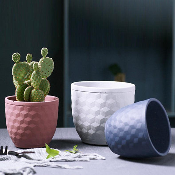 3D Hexagonal Pot - Indoor planters and flower pots | Home decor items