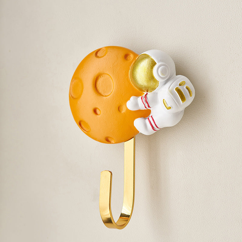 Moon and Astronaut Wall Hook - Wall hook/wall hanger for wall decoration & wall design | Home & room decoration ideas