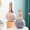 Sitting Girl Decor - Showpiece | Home decor item | Room decoration item