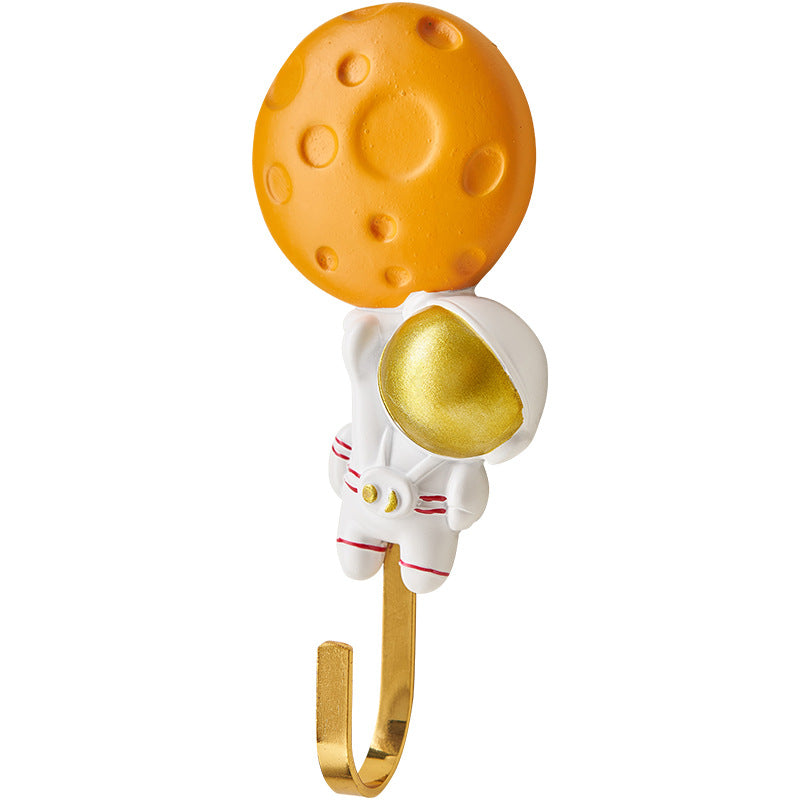 Moon and Astronaut Wall Hook - Wall hook/wall hanger for wall decoration & wall design | Home & room decoration ideas