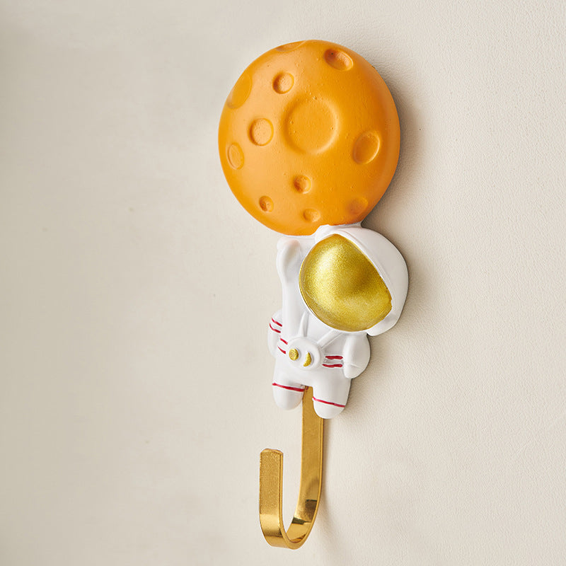 Moon and Astronaut Wall Hook - Wall hook/wall hanger for wall decoration & wall design | Home & room decoration ideas