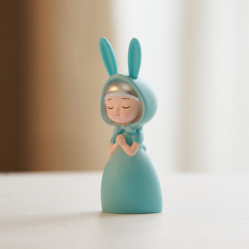 Mini Bunny Doll Showpiece - Showpiece | Home decor item | Room decoration item