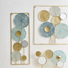 Blue And Golden Hanging Decor - Wall frame for wall decoration | Living room decoration items