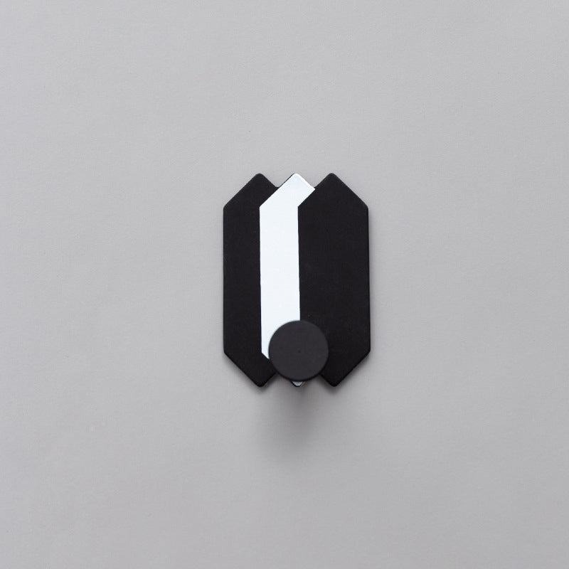 Geometric Black and White Hook - Wall hook/wall hanger for wall decoration & wall design | Home & room decoration ideas