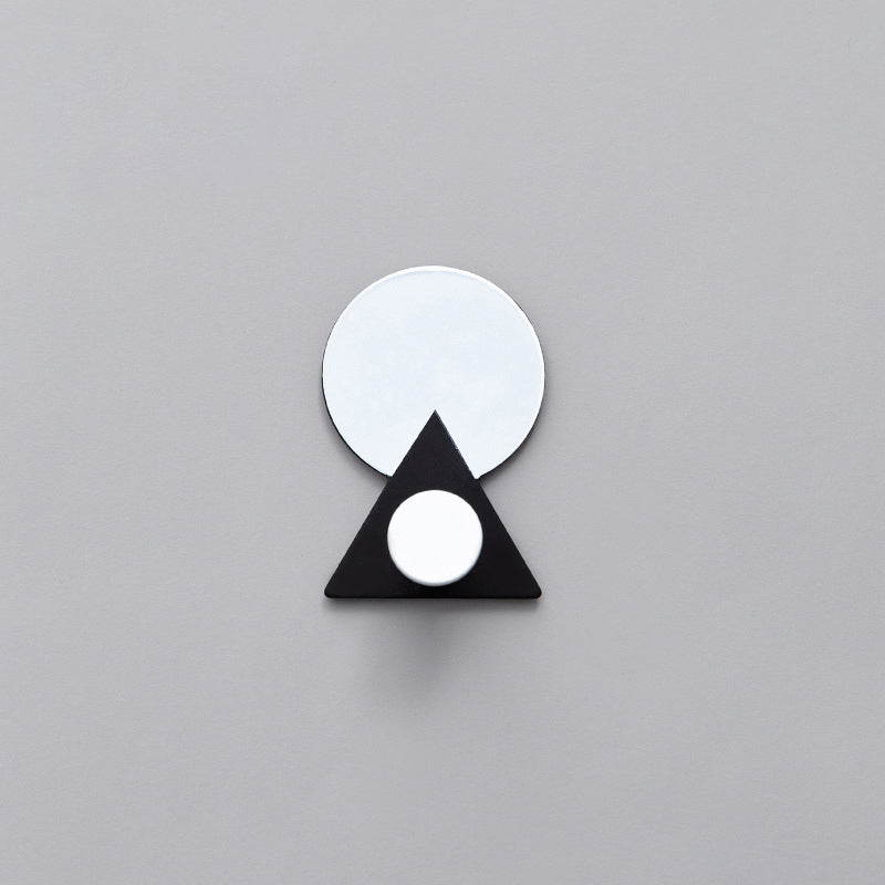 Geometric Black and White Hook - Wall hook/wall hanger for wall decoration & wall design | Home & room decoration ideas