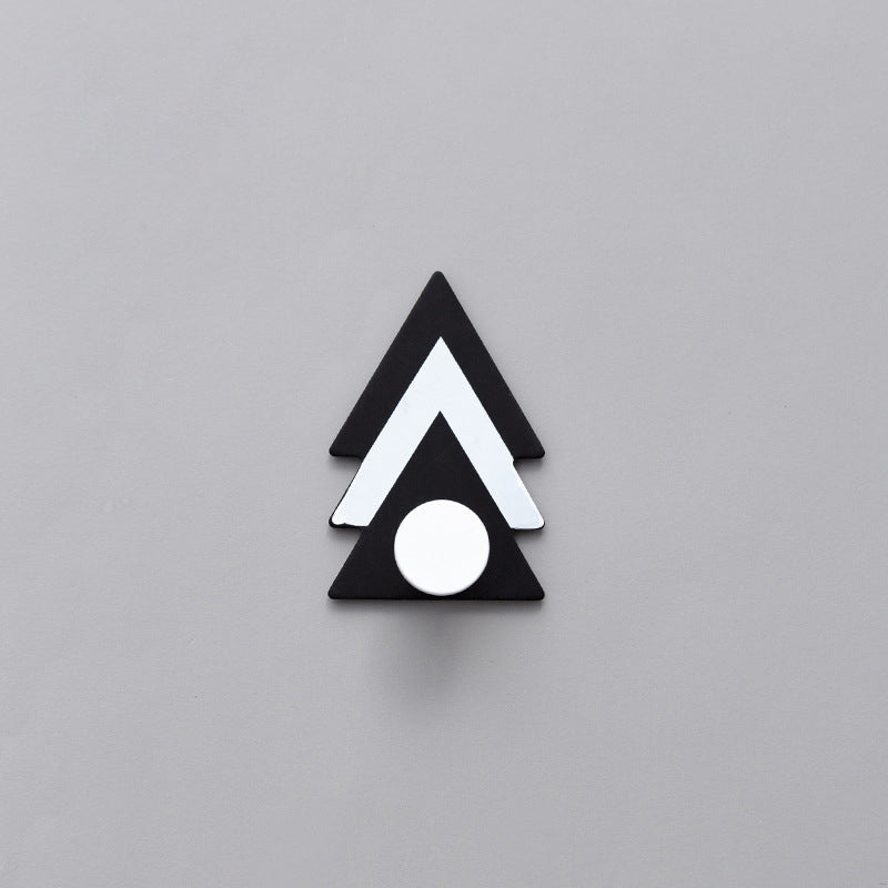 Geometric Black and White Hook - Wall hook/wall hanger for wall decoration & wall design | Home & room decoration ideas