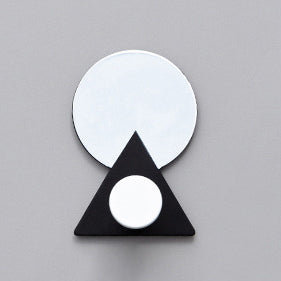 Geometric Black and White Hook - Wall hook/wall hanger for wall decoration & wall design | Home & room decoration ideas