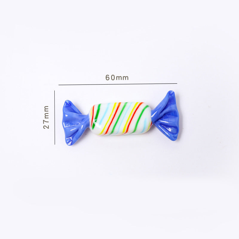 Sweet Candy O' Mine Blue Glass Decor - Showpiece | Home decor item | Room decoration item