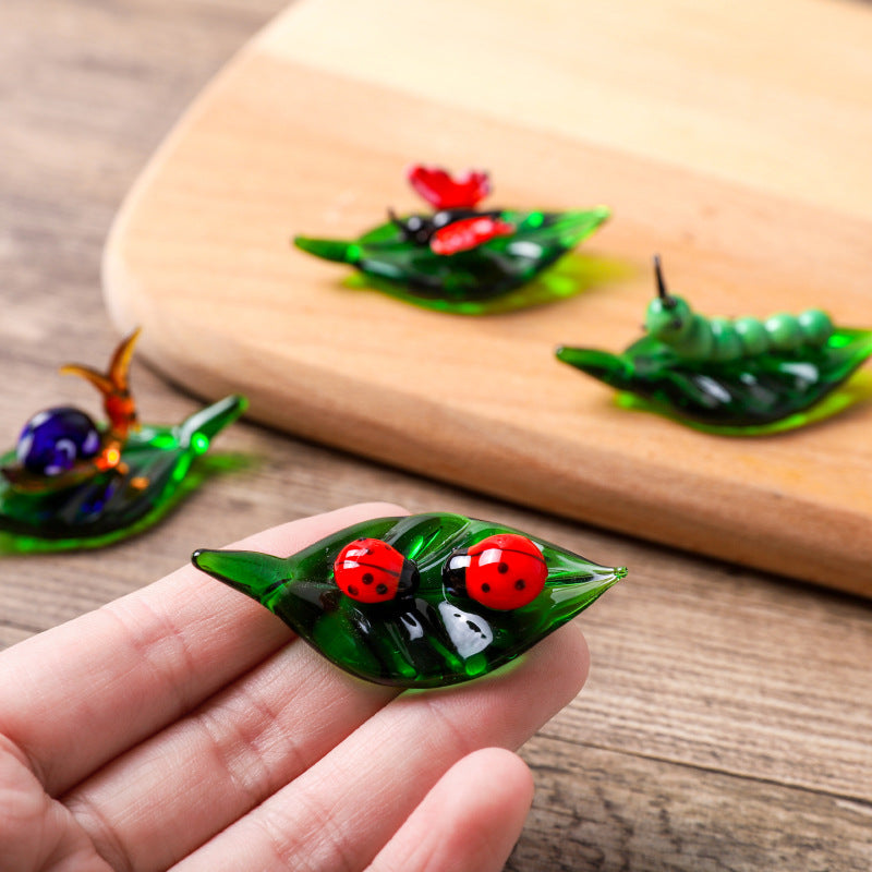 Ladybird Glass Chopstick Rest - Kitchen Tool