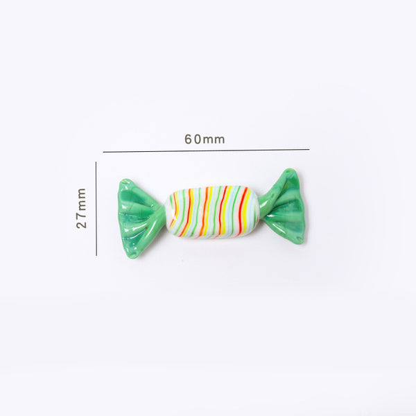 Sweet Pea Green Candy Glass Decor - Showpiece | Home decor item | Room decoration item