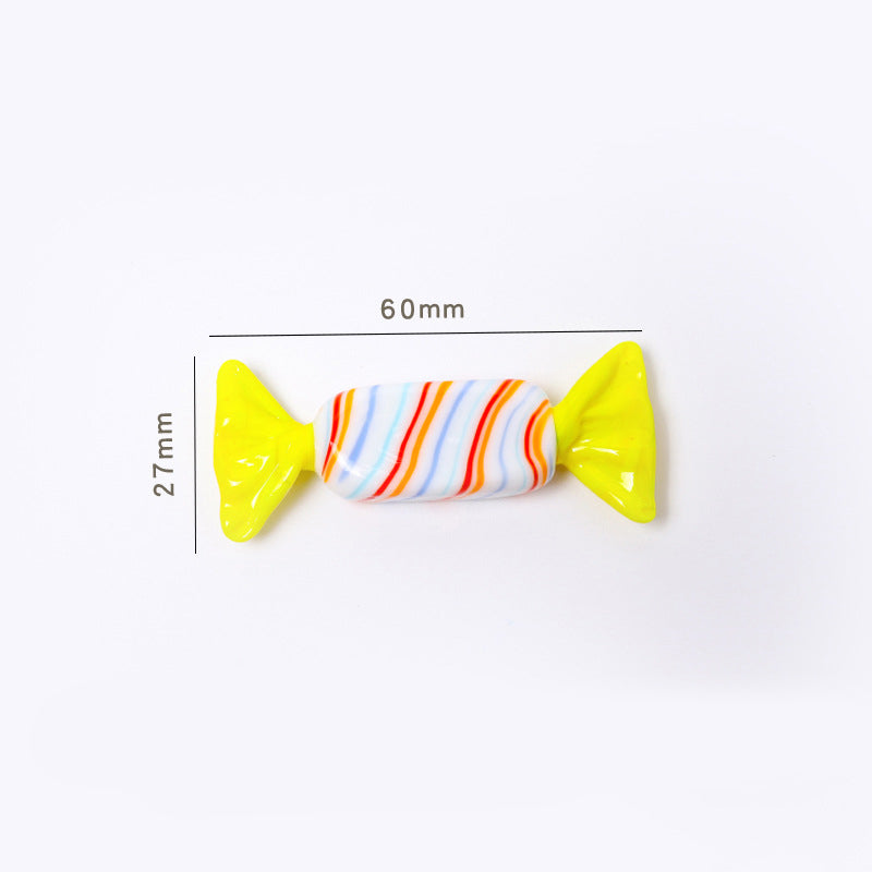 Beam Of Sunshine Yellow Candy Glass Decor - Showpiece | Home decor item | Room decoration item