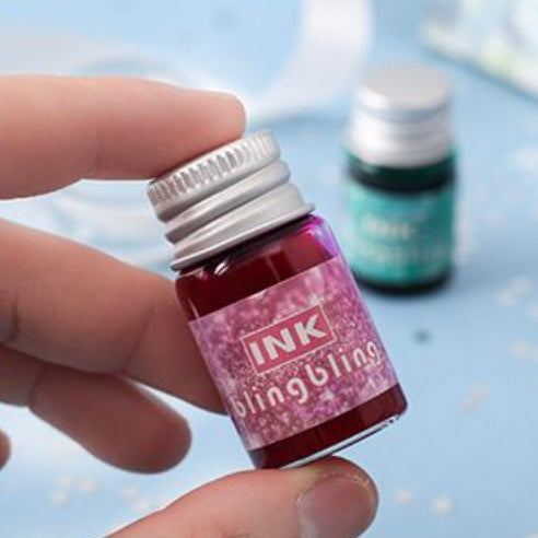 Galaxia Starry Glass Dip Pen With 4 Ink Bottles