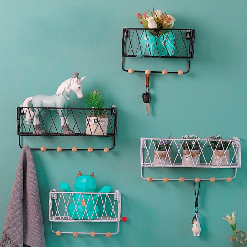 Metal Wall Shelf Rack - Wall shelf and floating shelf | Shop wall decoration & home decoration items
