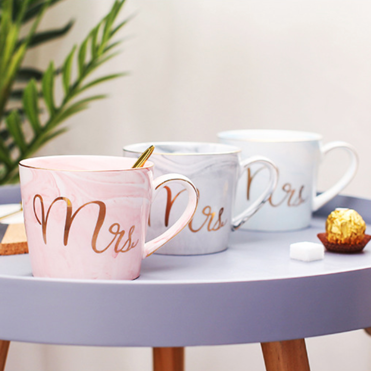 Grey Mrs. Cup- Mug for coffee, tea mug, cappuccino mug | Cups and Mugs for Coffee Table & Home Decor