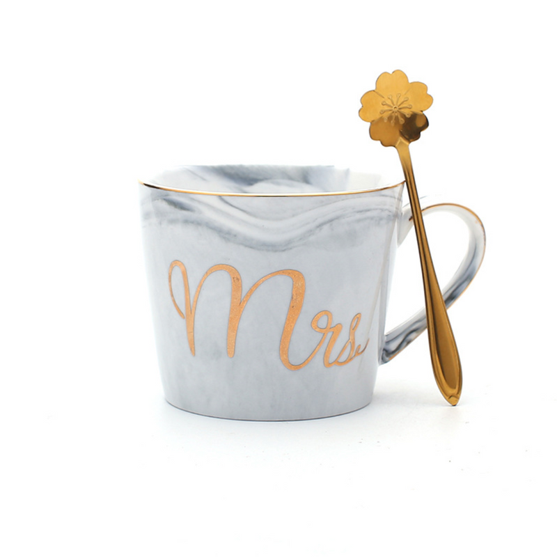 Grey Mrs. Cup- Mug for coffee, tea mug, cappuccino mug | Cups and Mugs for Coffee Table & Home Decor