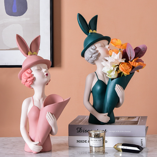 Flower Vase Showpiece - Flower vase for home decor, office and gifting | Home decoration items