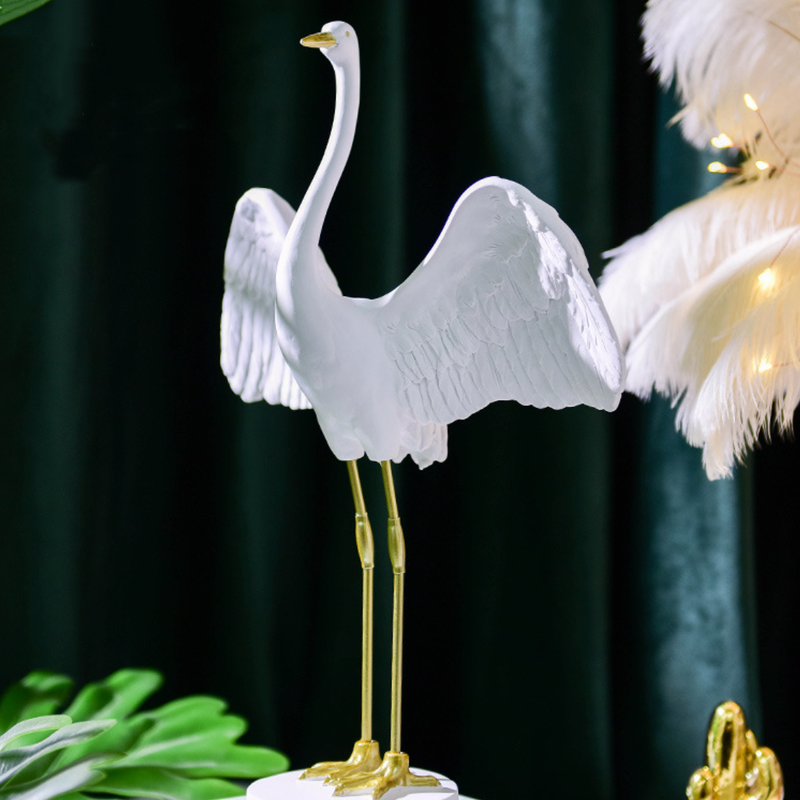 White Bird Showpiece - Showpiece | Home decor item | Room decoration item