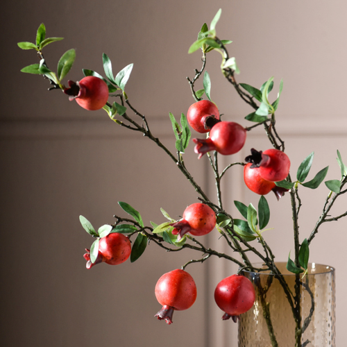 Red Bud Stick - Artificial flower | Flower for vase | Home decor item | Room decoration item