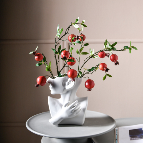 Red Bud Stick - Artificial flower | Flower for vase | Home decor item | Room decoration item