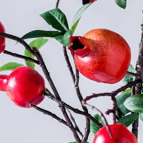 Red Bud Stick - Artificial flower | Flower for vase | Home decor item | Room decoration item