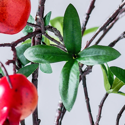 Red Bud Stick - Artificial flower | Flower for vase | Home decor item | Room decoration item