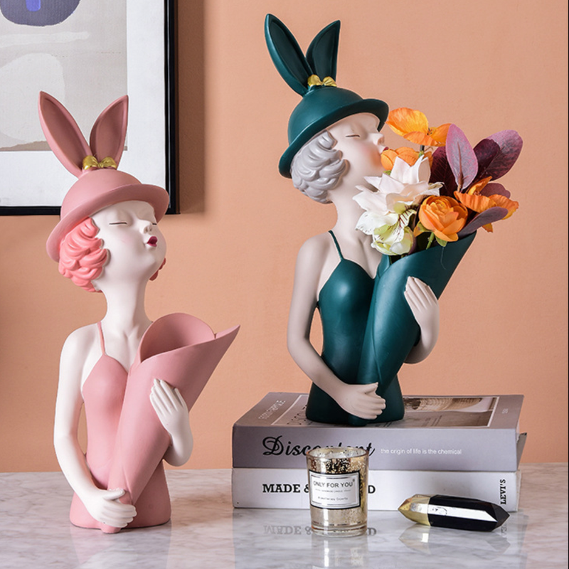 Flower Vase Showpiece - Flower vase for home decor, office and gifting | Home decoration items