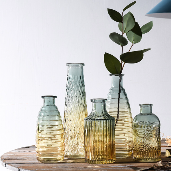 Bottle Vase - Flower vase for home decor, office and gifting | Home decoration items