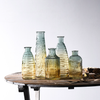 Amber Glass Vase - Glass flower vase for home decor, office and gifting | Home decoration items