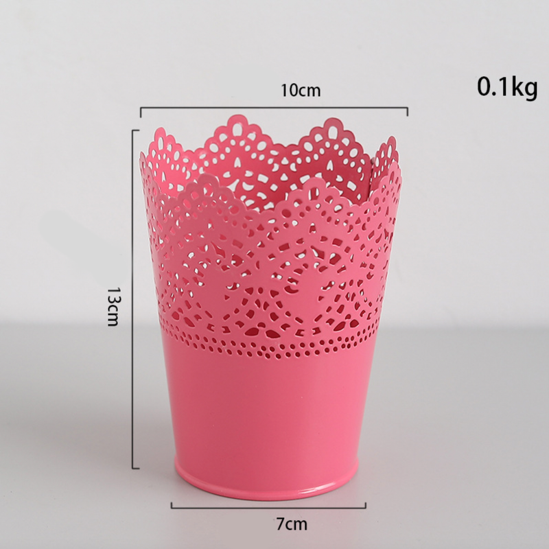 Decorative Metal Lace Design Planter Basket - Indoor planters and flower pots | Home decor items