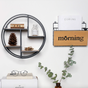 Circular Hanging Shelf - Wall shelf and floating shelf | Shop wall decoration & home decoration items