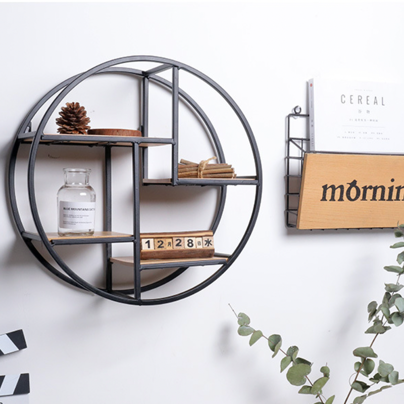 Circular Hanging Shelf - Wall shelf and floating shelf | Shop wall decoration & home decoration items