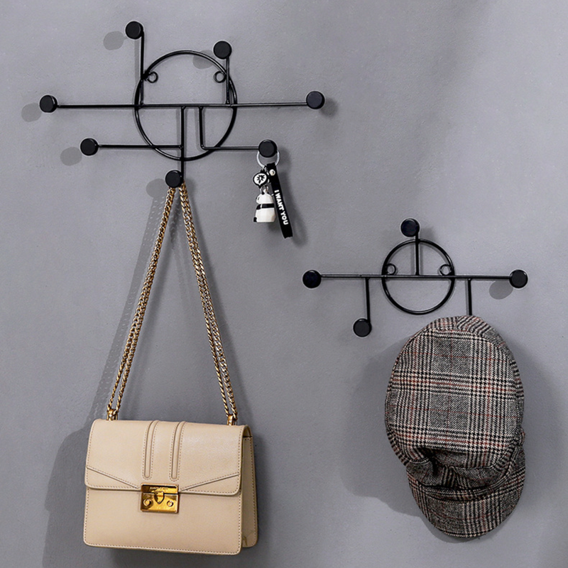 Black Wall Hook - Large - Wall hook/wall hanger for wall decoration & wall design | Home & room decoration ideas