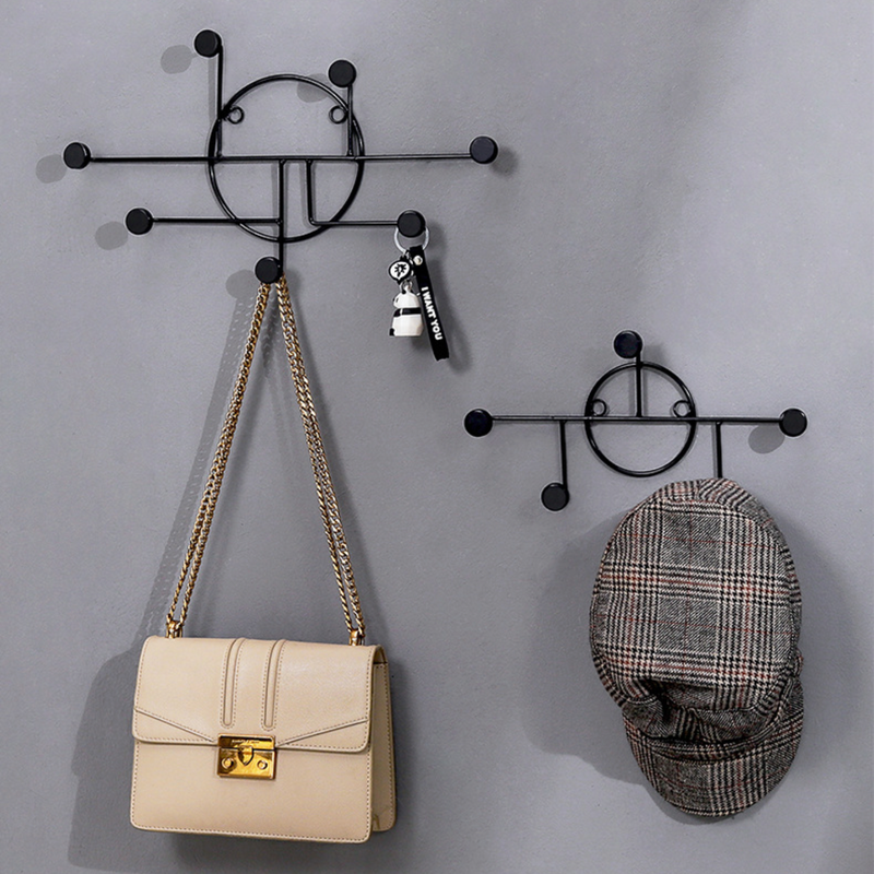 Black Wall Hook - Large - Wall hook/wall hanger for wall decoration & wall design | Home & room decoration ideas