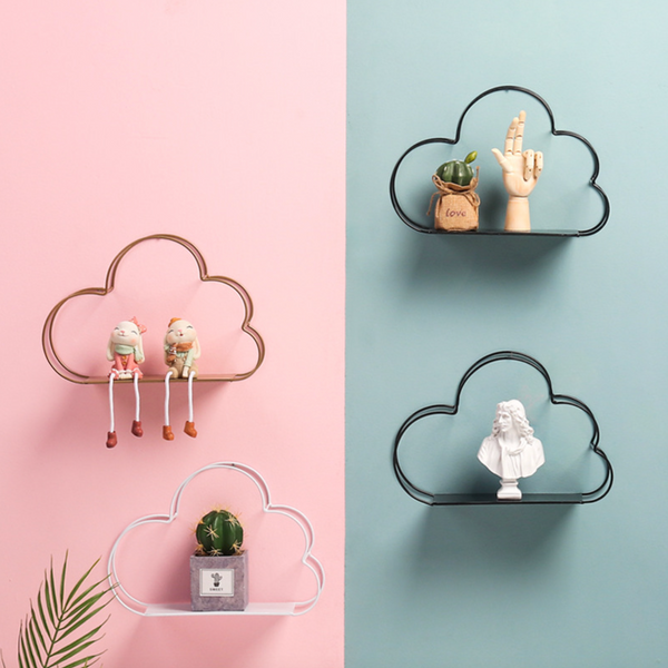 Cloud Metal Shelf - Wall shelf and floating shelf | Shop wall decoration & home decoration items