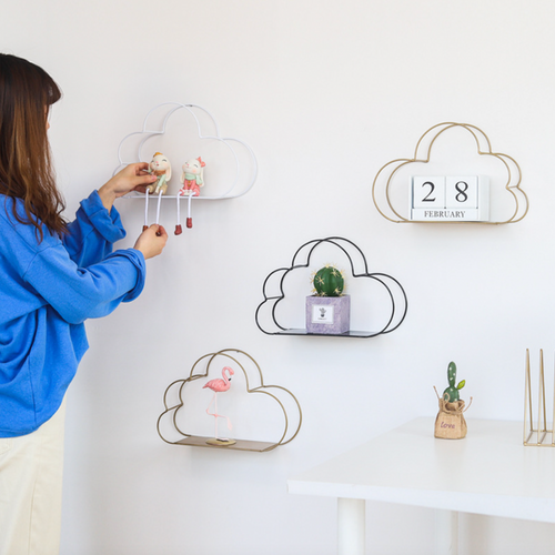 Cloud Metal Shelf - Wall shelf and floating shelf | Shop wall decoration & home decoration items