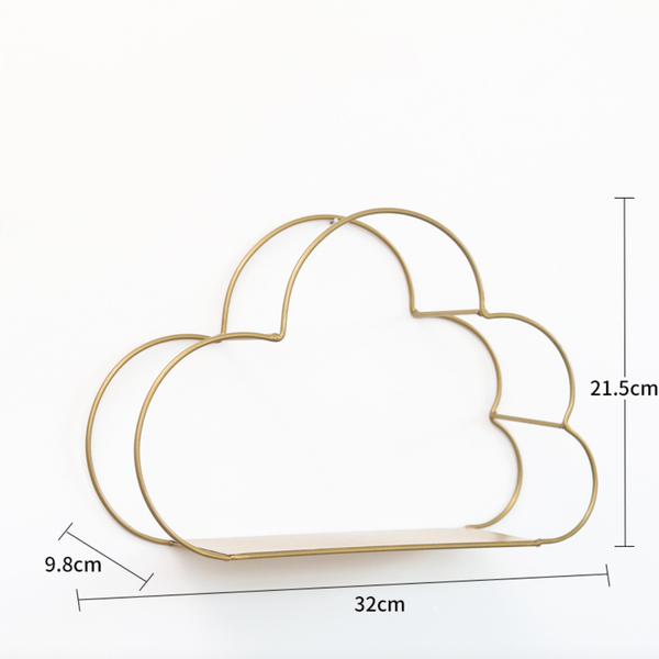 Cloud Metal Shelf - Wall shelf and floating shelf | Shop wall decoration & home decoration items