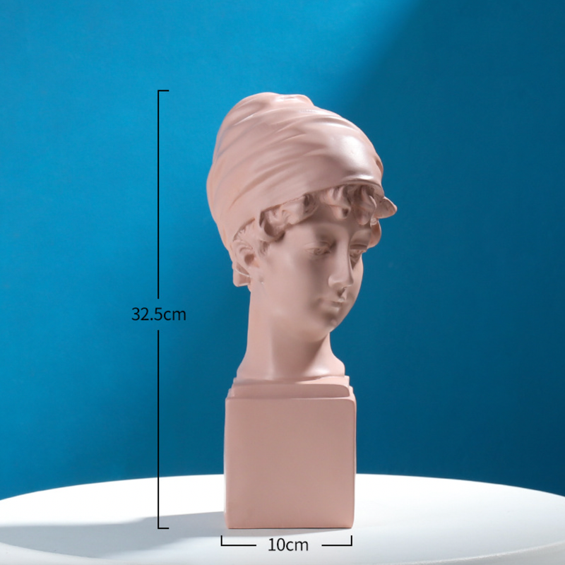 Resin Sculpture Beige - Showpiece | Home decor item | Room decoration item