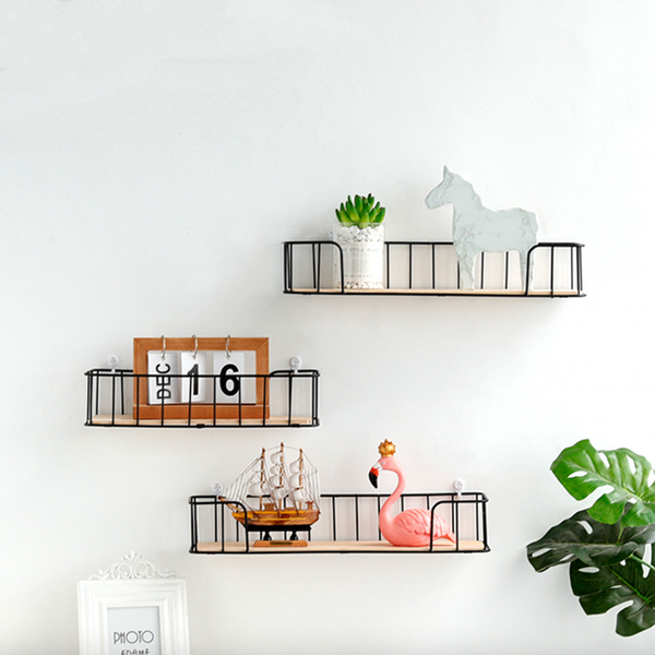 Wall Bookshelf - Black - Wall shelf and floating shelf | Shop wall decoration & home decoration items