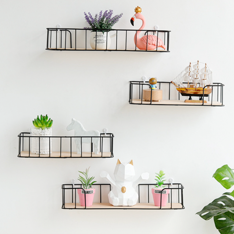 Floating Wall Shelf - Black - Wall shelf and floating shelf | Shop wall decoration & home decoration items