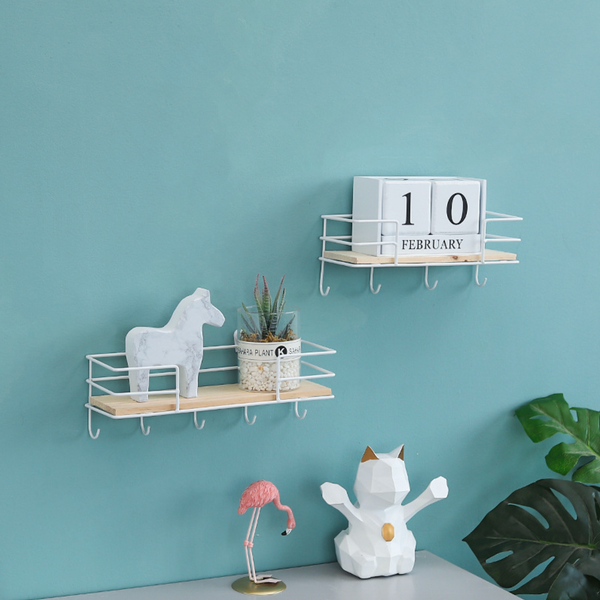 Wooden Hanging Rack - Big - Wall shelf and floating shelf | Shop wall decoration & home decoration items