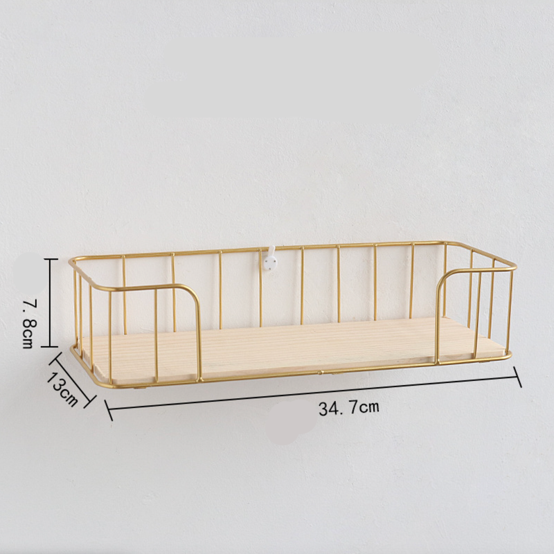 Floating Wall Shelf - Gold - Wall shelf and floating shelf | Shop wall decoration & home decoration items