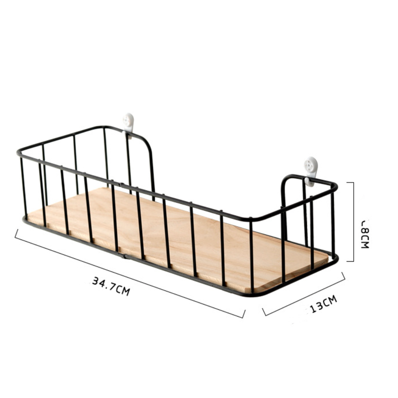 Floating Wall Shelf - Black - Wall shelf and floating shelf | Shop wall decoration & home decoration items